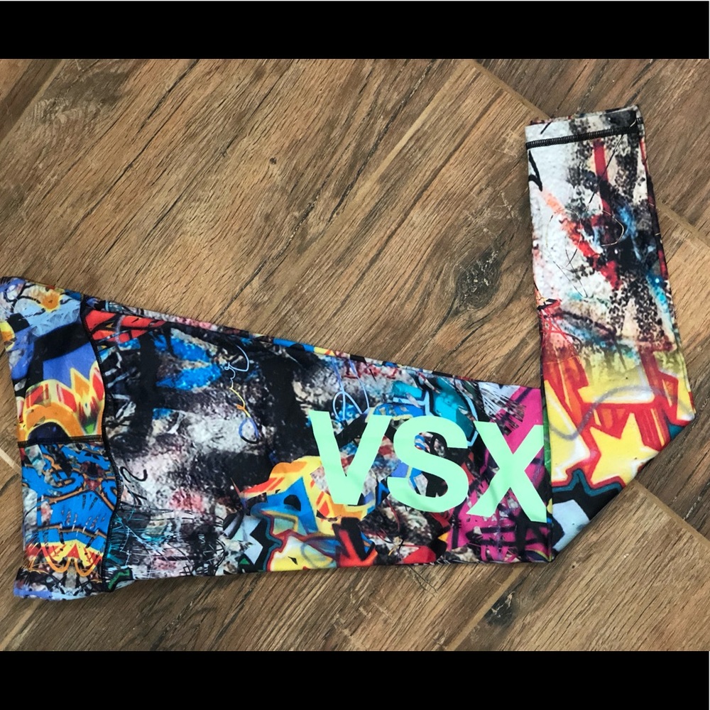 Victoria’s Secret Graffiti print leggings